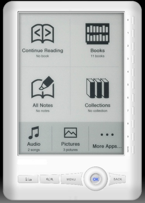6 Inch E-ink Panel Ebook Reader