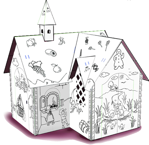 Sell Children Playing House, Diy House, Paper Toy, Paper House