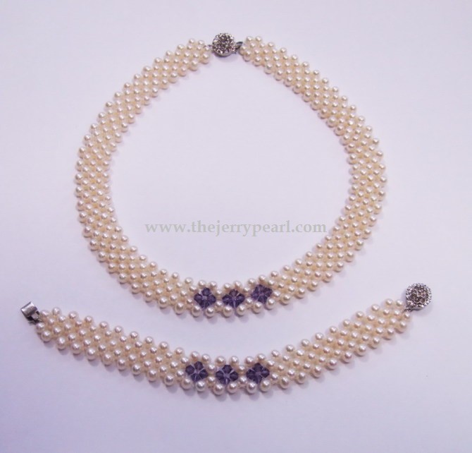 Freshwater Pearl Necklace Jn0003