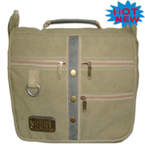 Canvas Shoulder Bag With Handle