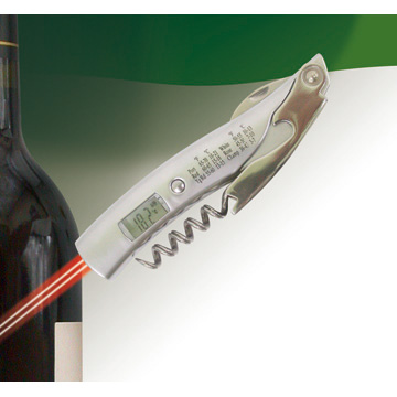 Corkscrew With The Noncontact Infrared Thermometer