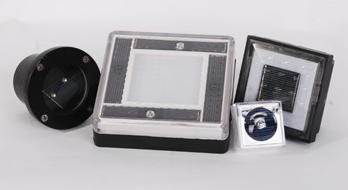 Solar-powered strobes