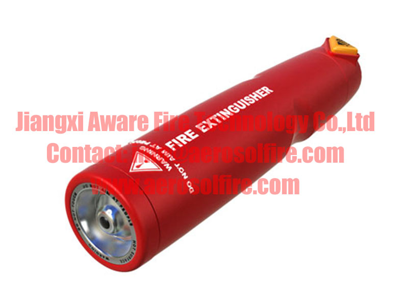 Portable fashion aerosol fire extinguisher for household and vehicles fire protection