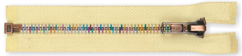 supply rainbow color zipper