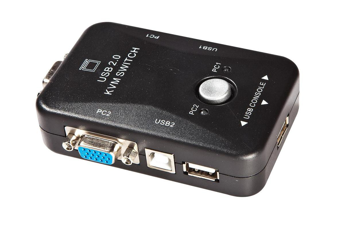 2 Port Manual Usb Kvm Switch