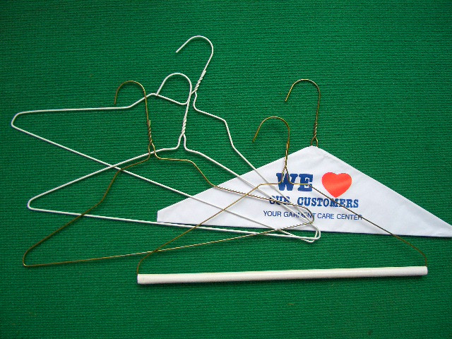Wire Hanger For Dry Cleaning