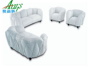 Leather Sofa Ls032