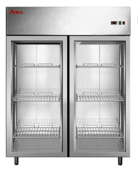 Two Big Glass Door Refrigerator-freeze/chill