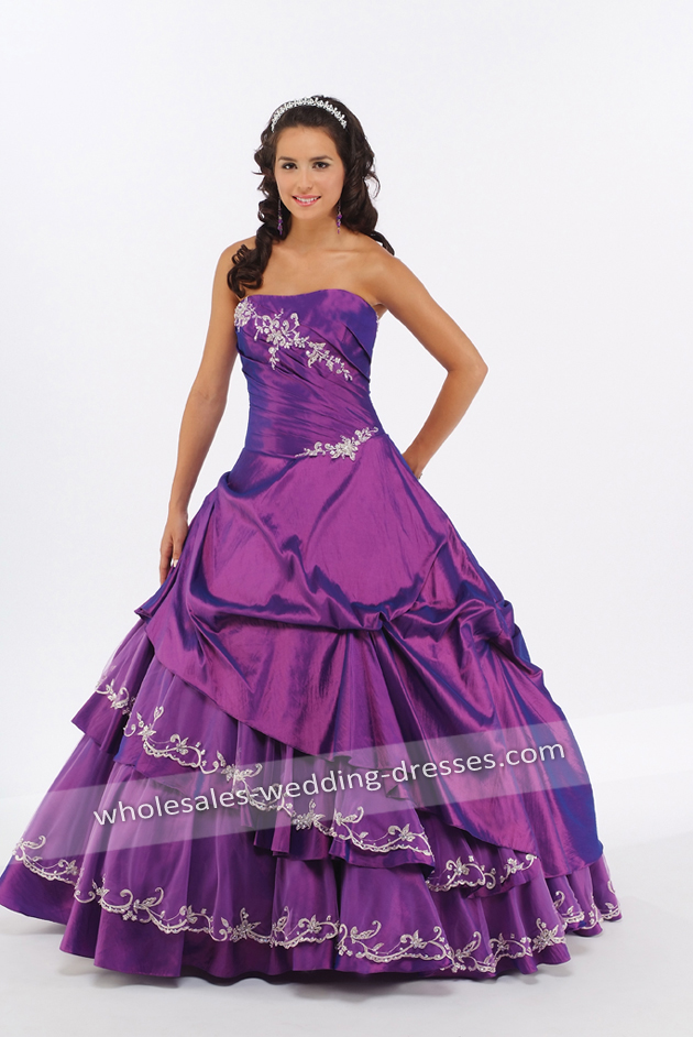 2010 White Satin Cathedral Train Wedding Dresses