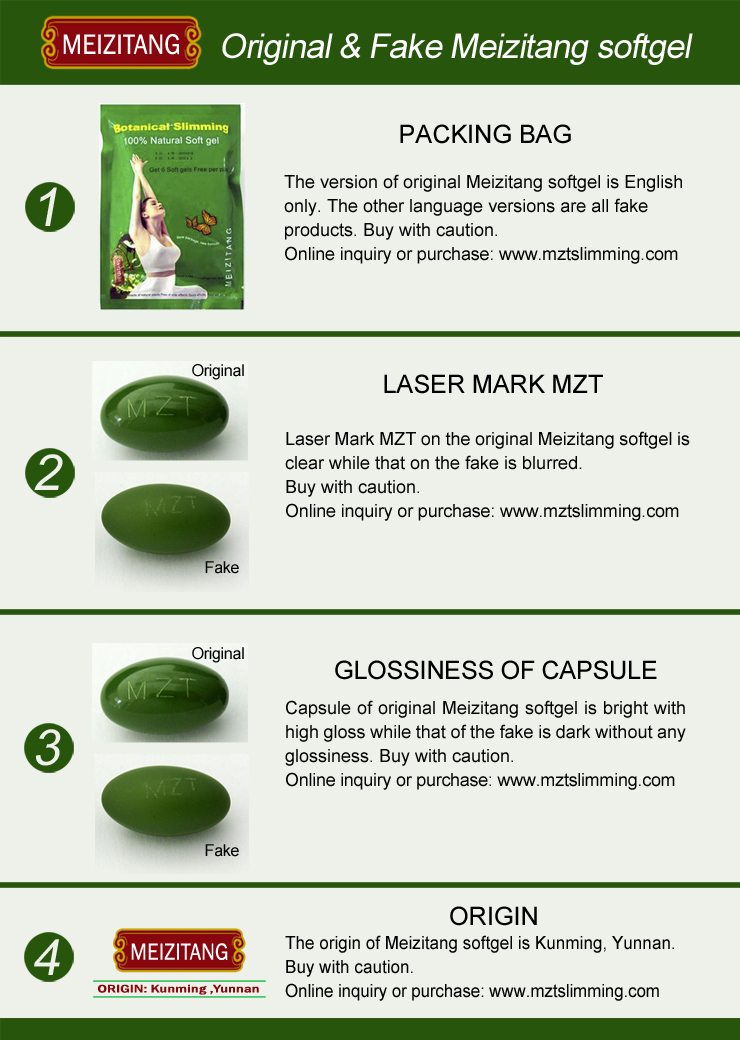 Original Meizitang Vs. Fake Meizitang