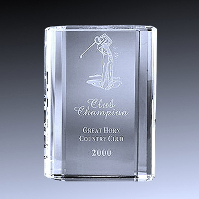 Crystal - Plaque & Award