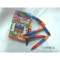 6 Pcs 2-in-1 Color Crayon