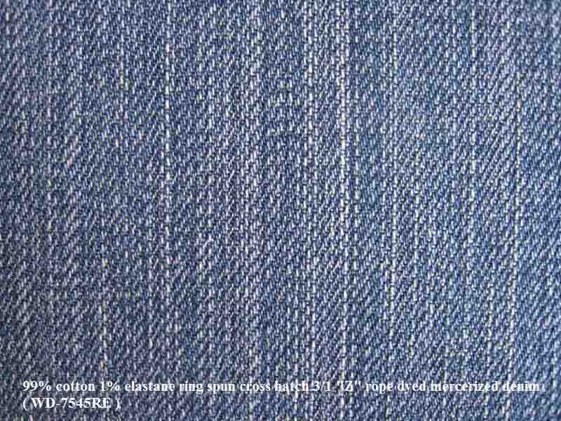 rope dyed denim fabric