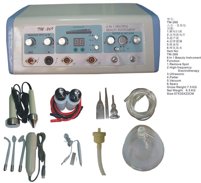 ultrasonic,vacuum spray ,multifunction beauty equipment