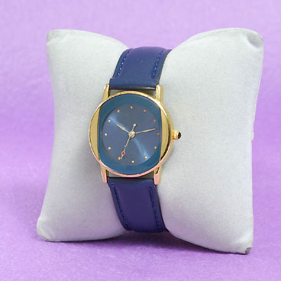Leather Alloy Gents Watch