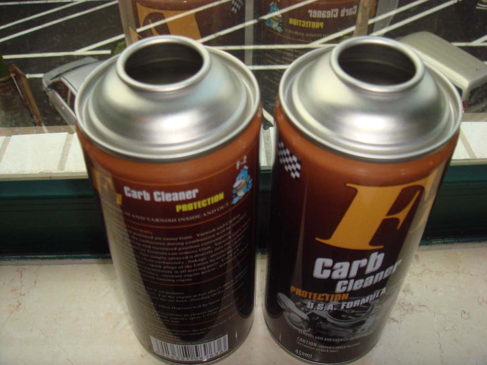aerosol tinplate can (tin can)