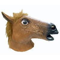 Animal latex Mask ~ Brown Horse