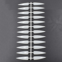 10 Pack Sharp Shape Natural Nail Art Display