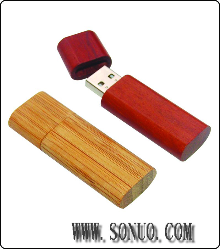 Wooden usb flash drive