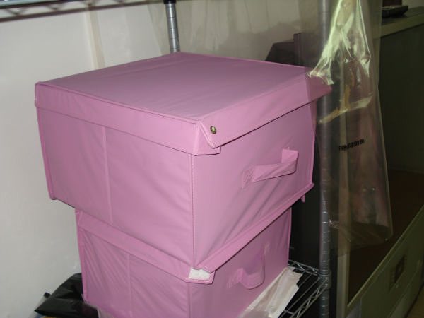 Pink strage box