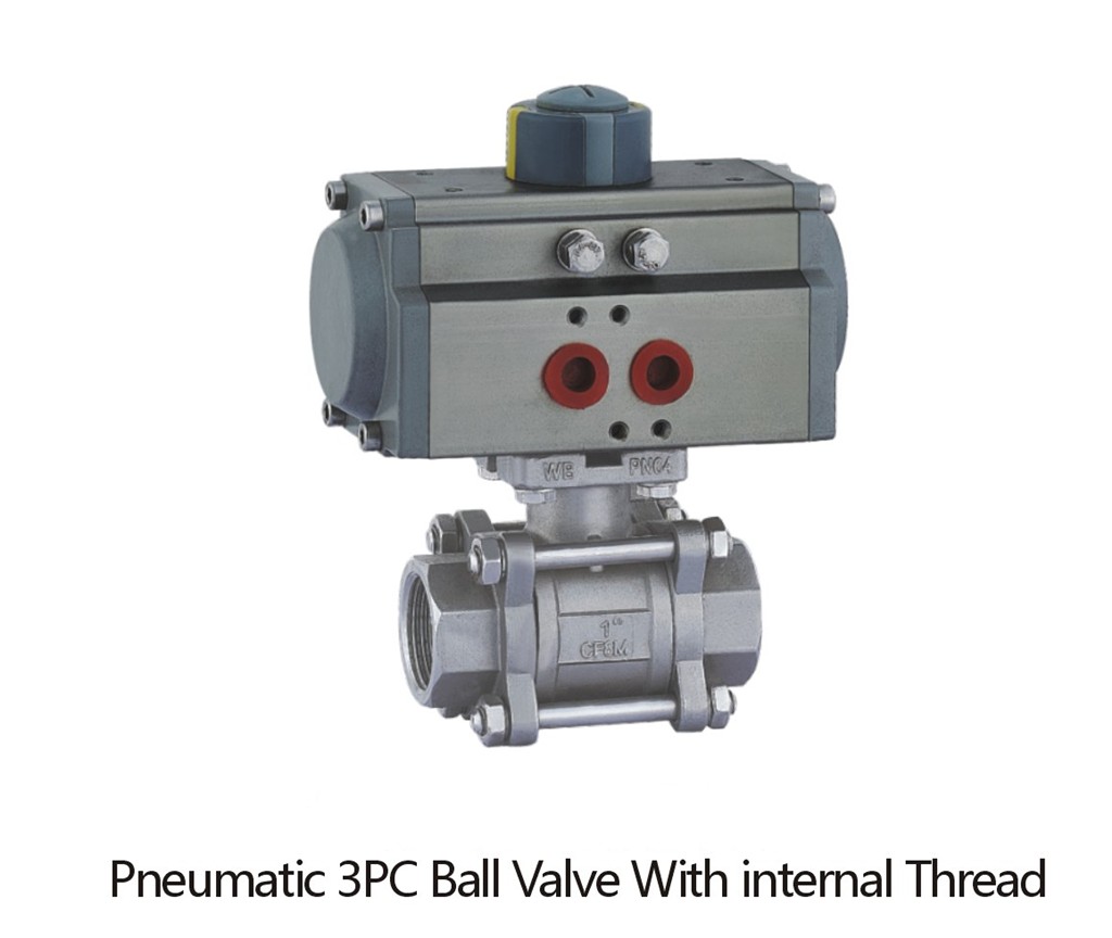 Pneumaitc 3pc Bal Valve With Internal Thread