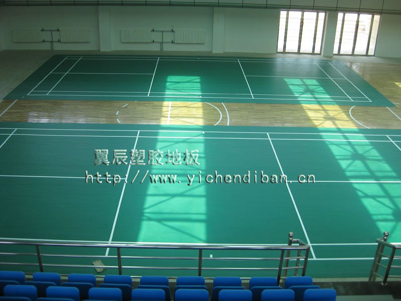 Pvc Sports Flooring For Indoor Badminton Court