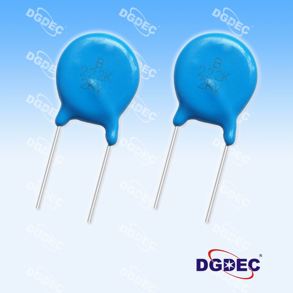 Electronic Component High Voltage Ceramic Capacitor