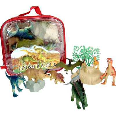 Dinosaur in Back Bag