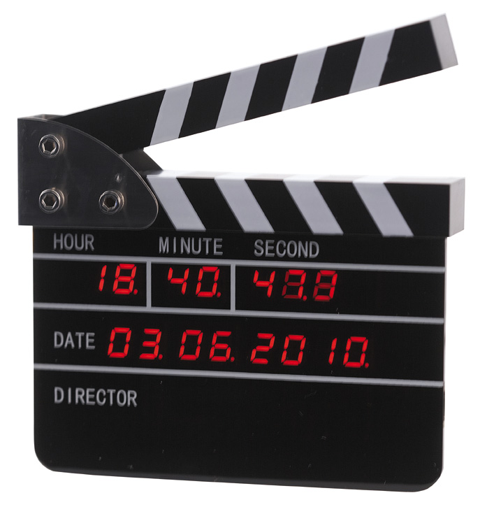 Mini Director Plate Led Clock