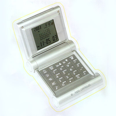 Radio Controlled Clock with Worldtime Calendar & Calculator