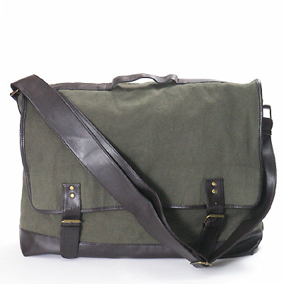 PU trim satchel
