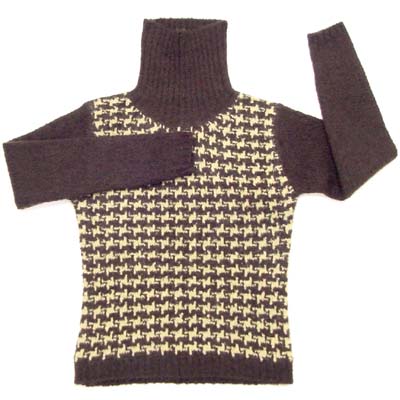 Ladie's Knitted Mohair Spun Spandex Pullover