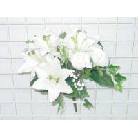12 inches SATIN LILY/ROSE BUSH