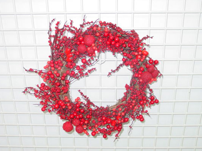 16 inches MIX BERRIES WREATH