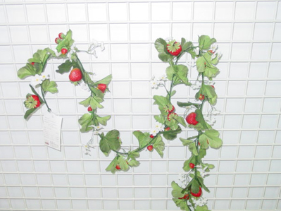 6' STRAWBERRY GARLAND