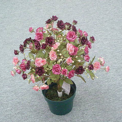 Sell 42 CM MINI ROSE/GYPS BUSH X 24