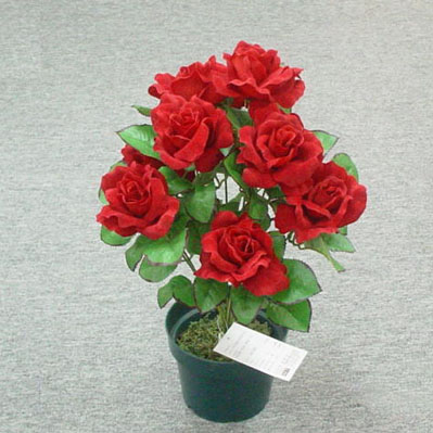 Sell 50 CM VELVET ROSE BUSH X 9