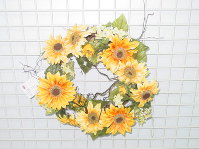 Sell 16 inches SUNFLOWER WREATH