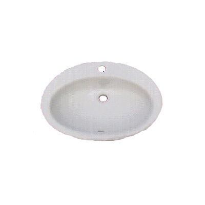 Wash basin in porcelain