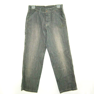 Mens 100% cotton stripe pants