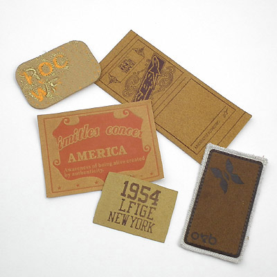 Imitation leather patches