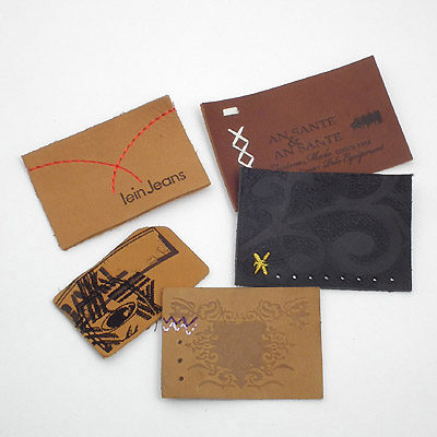 Genuine leather patches