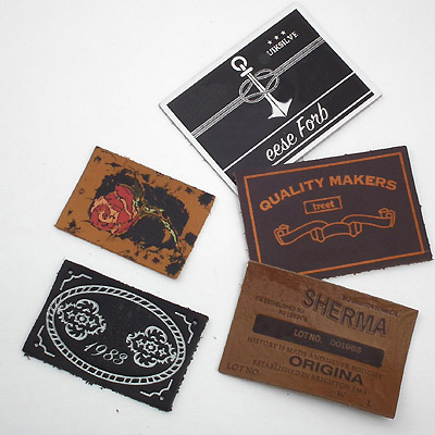 Genuine leather patches