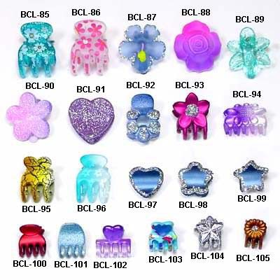 Plastic clawclips / duckclips