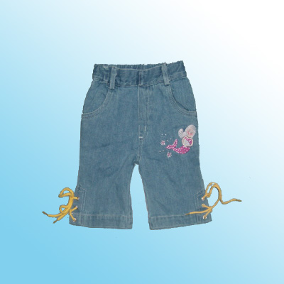 Girl's denim shorts