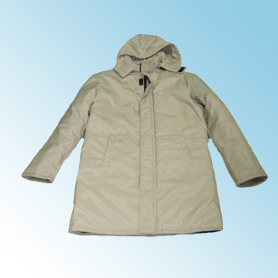 Men's winter coat with hood
