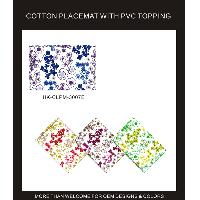 COTTON PLACEMAT WITH PVC TOPPING