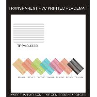 TRANSPARENT PVC PRINTED PLACEMA