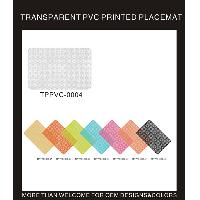 TRANSPARENT PVC PRINTED PLACEMA