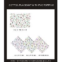 COTTON PLACEMAT WITH PVC TOPPING